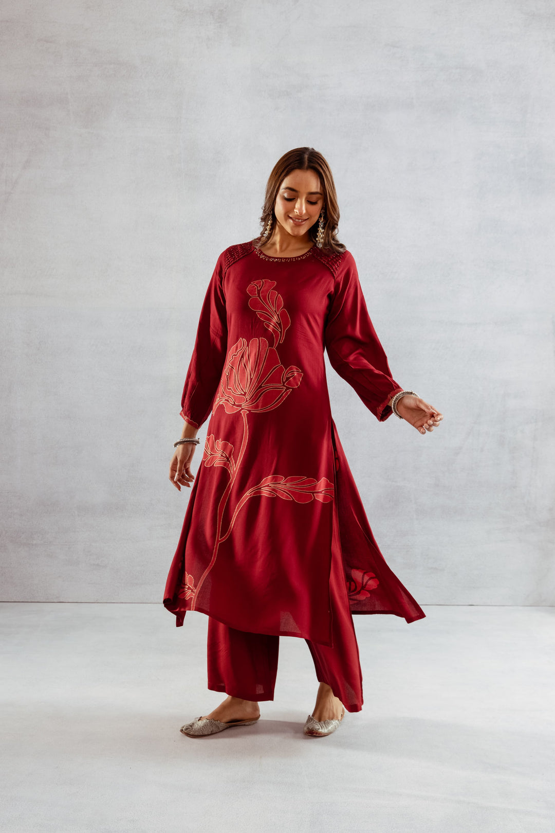 Bakul Ruby Printed Kurta Pant Set