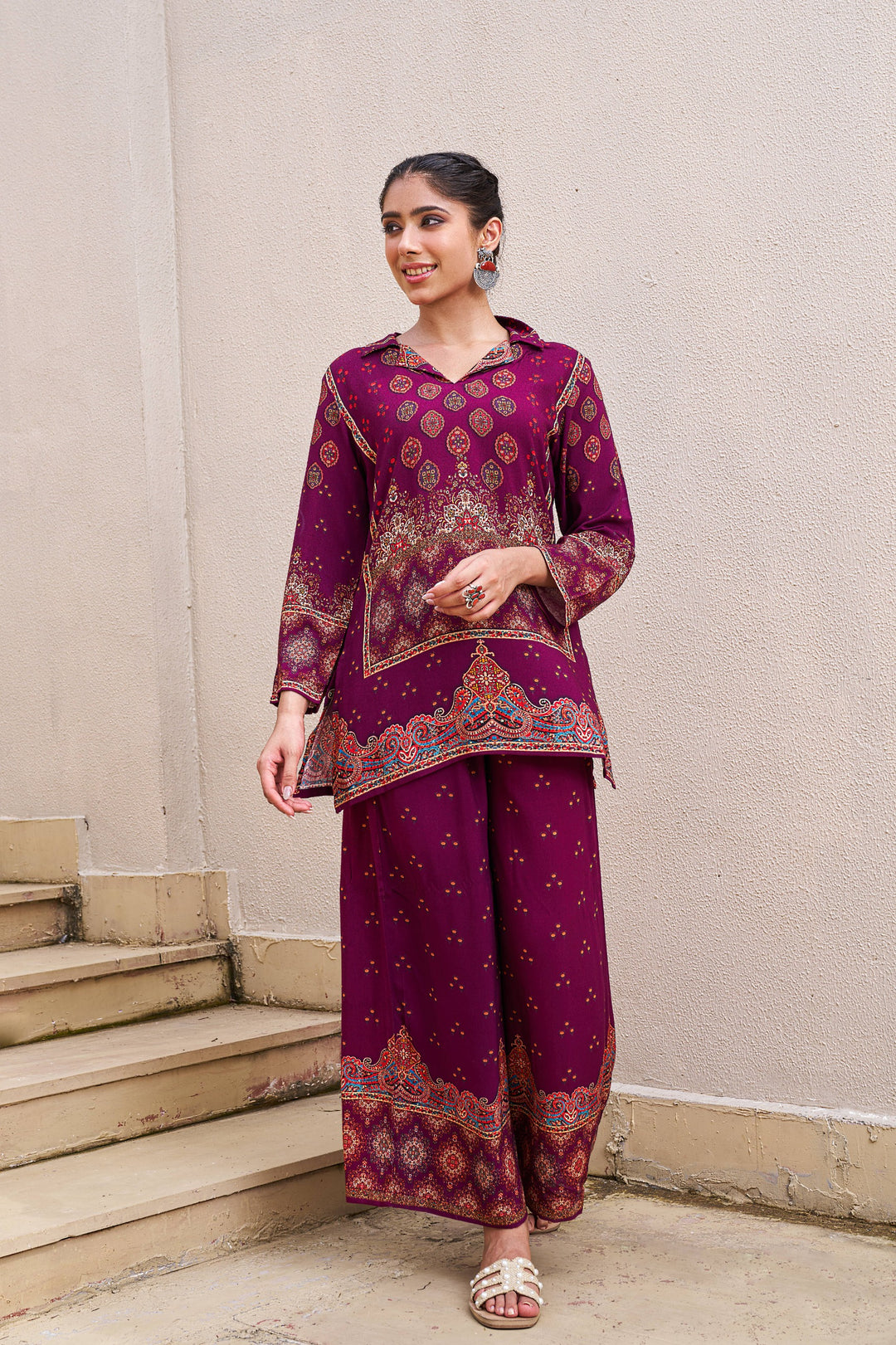 Kabool Jam printed co-ord set