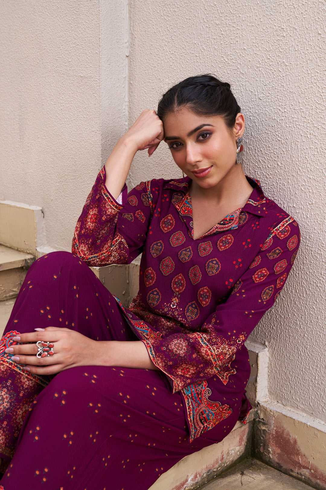 Kabool Jam printed co-ord set