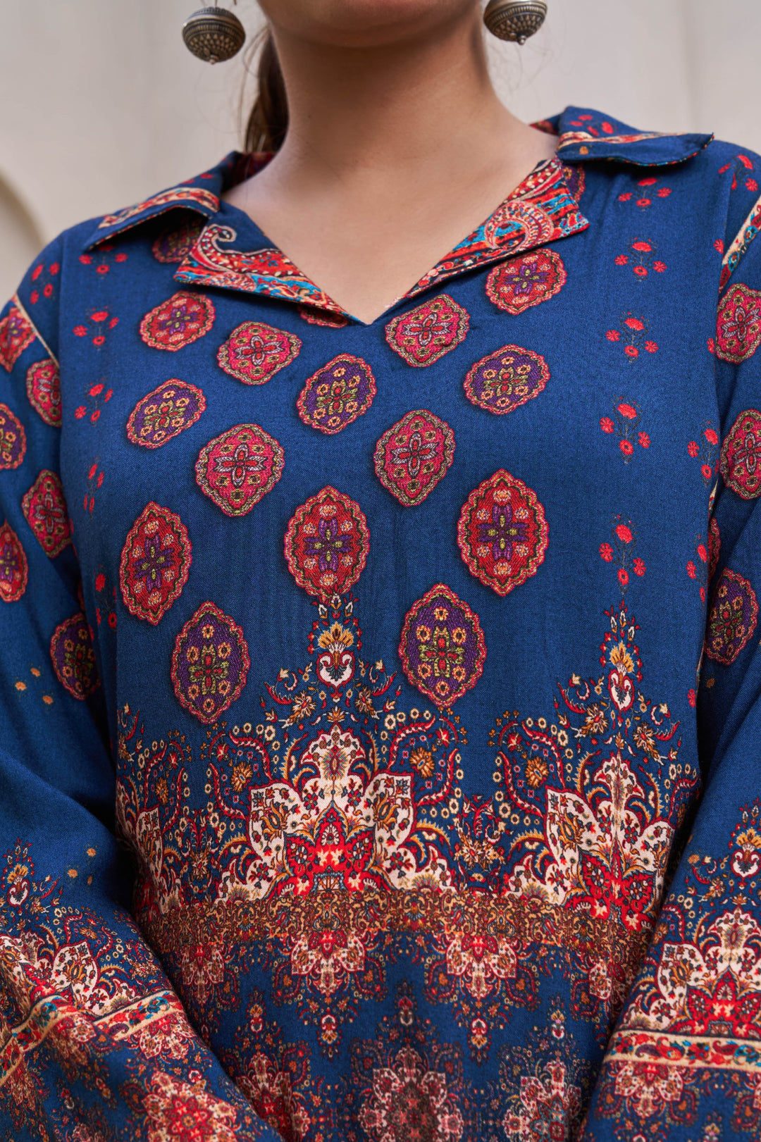 Kabool Nileblue Printed Co-ord set