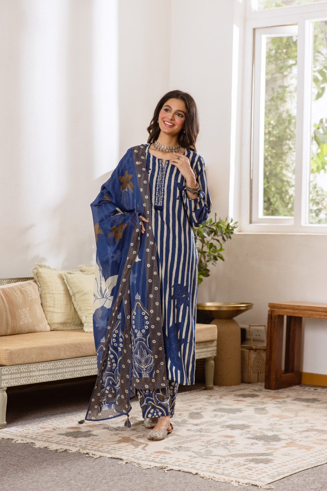 Karen Gilia Cotton Suit Set