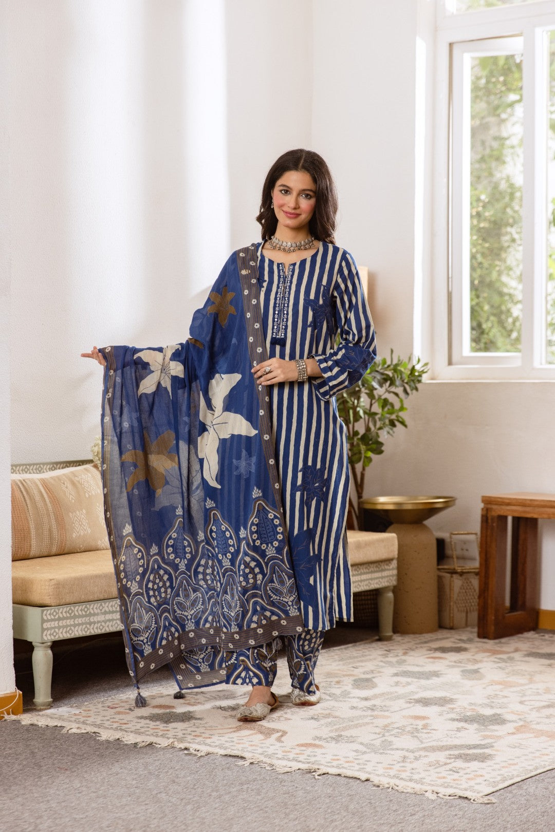 Karen Gilia Cotton Suit Set