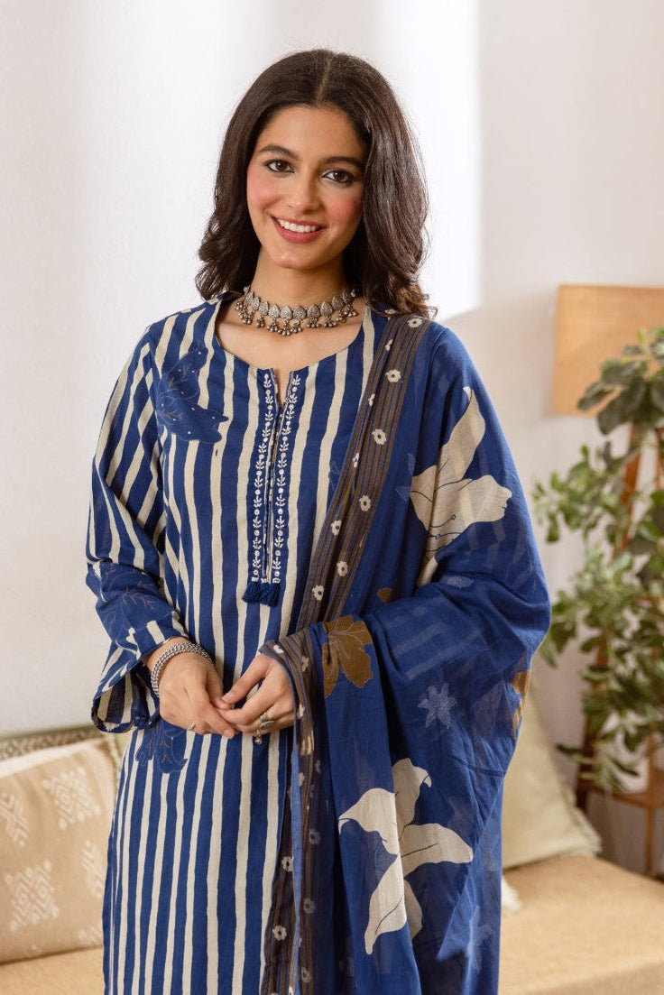 Karen Gilia Cotton Suit Set