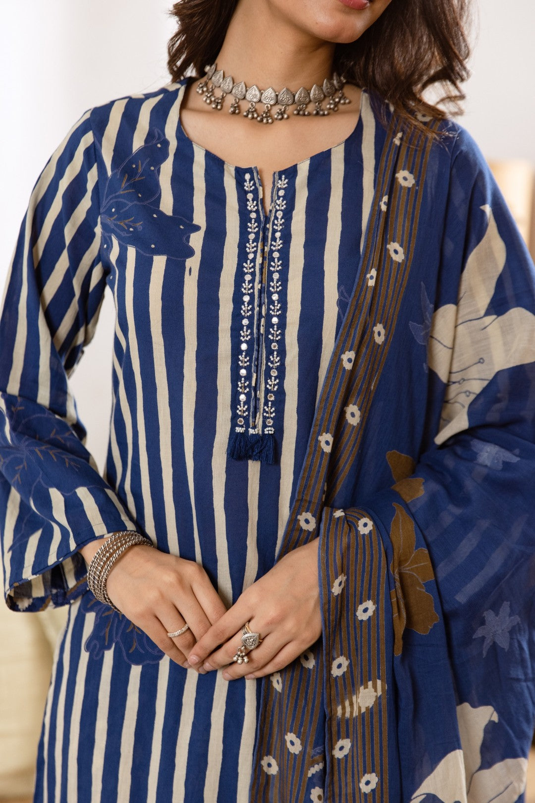 Karen Gilia Cotton Suit Set