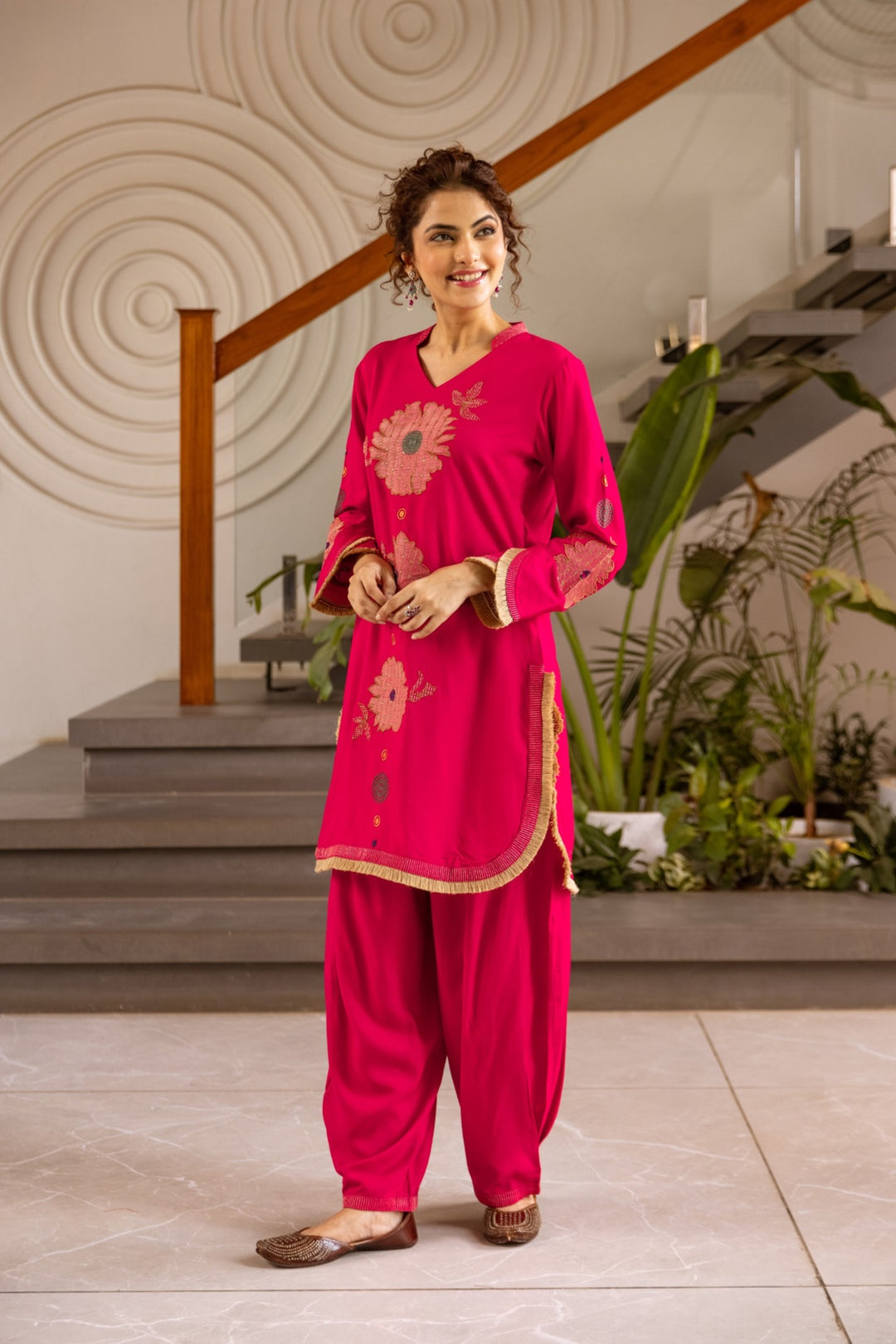 Sonpal cameo work co-ord set