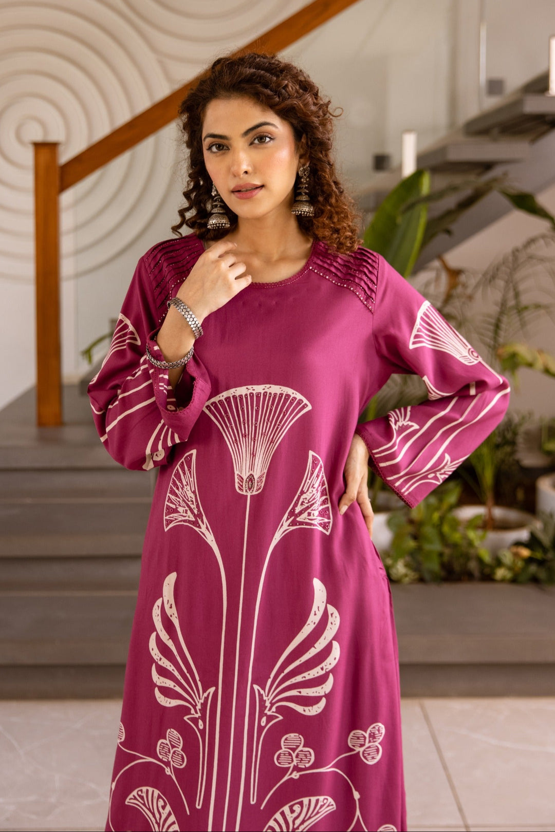 Sonpal Berry printed kurta pant set