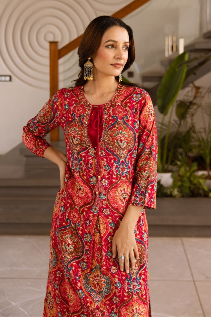 Sonpal Vibrant printed kurta pant set