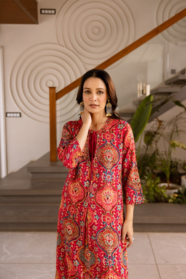 Sonpal Vibrant printed kurta pant set