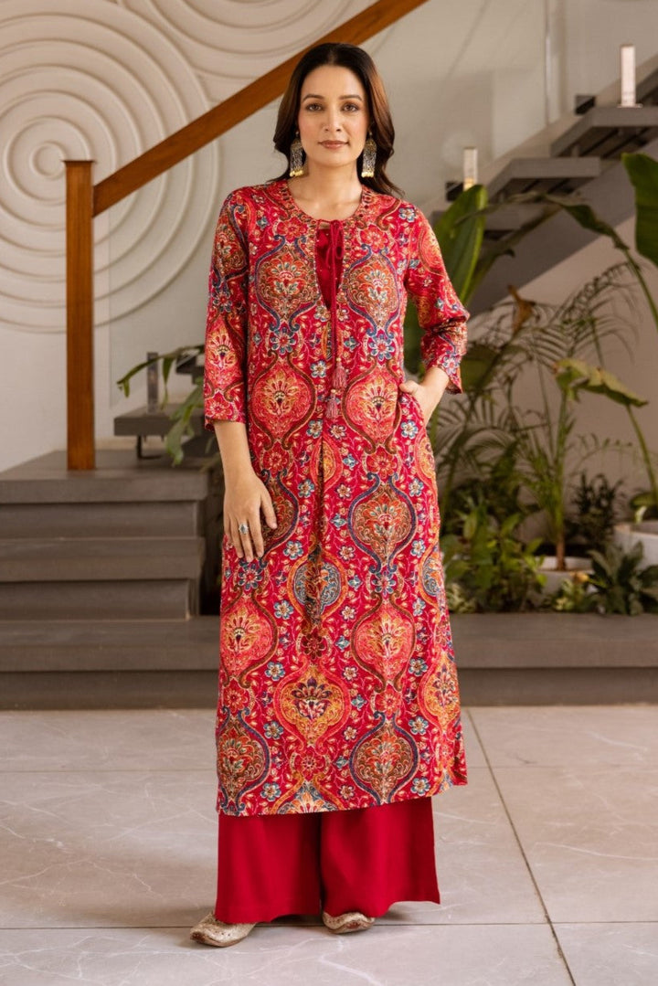 Sonpal Vibrant printed kurta pant set