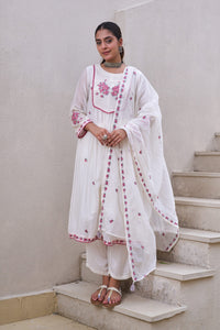 Kabool pearl embroidery suit set