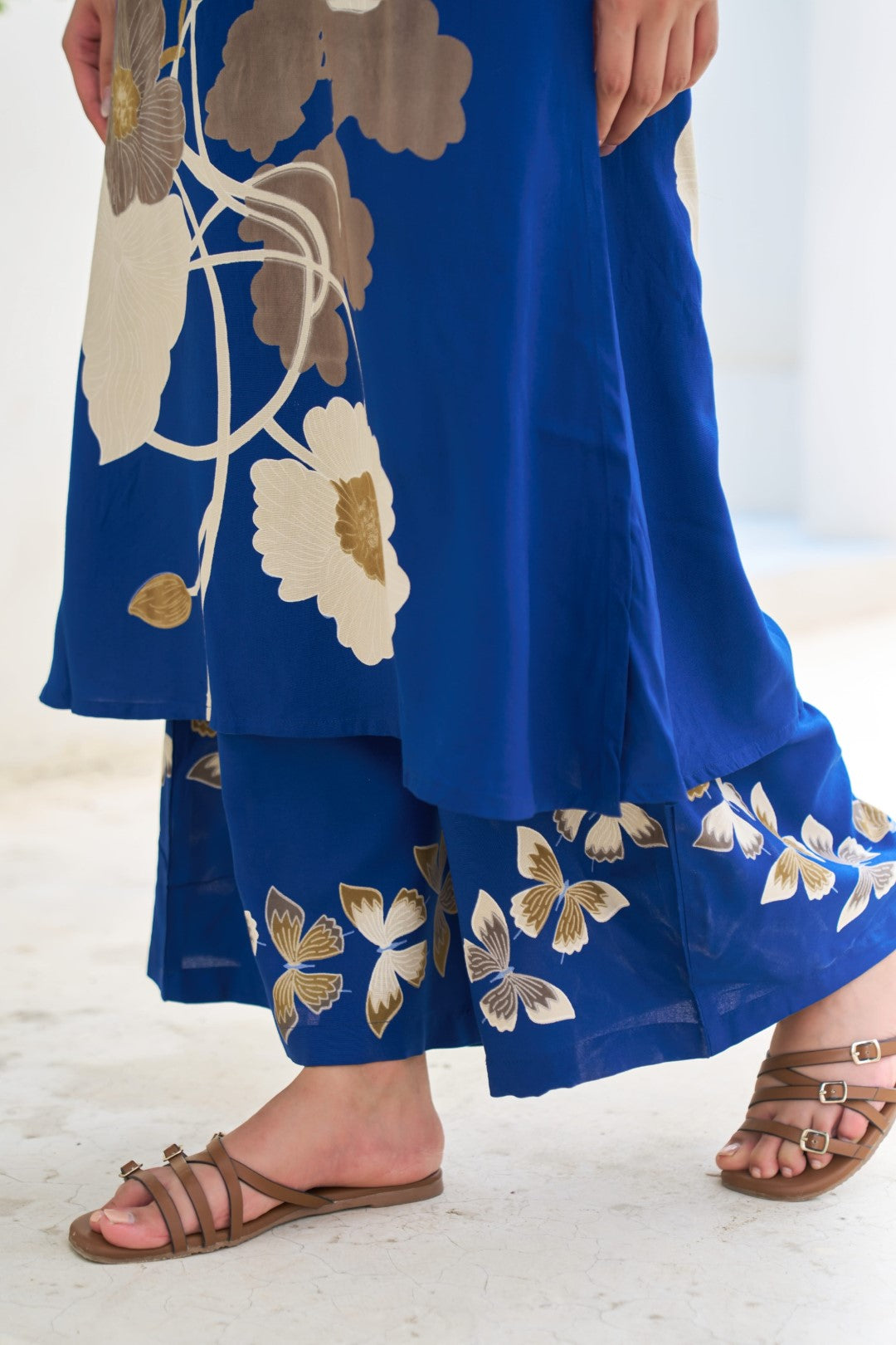 Stravi Indi Printed Kurta pant set