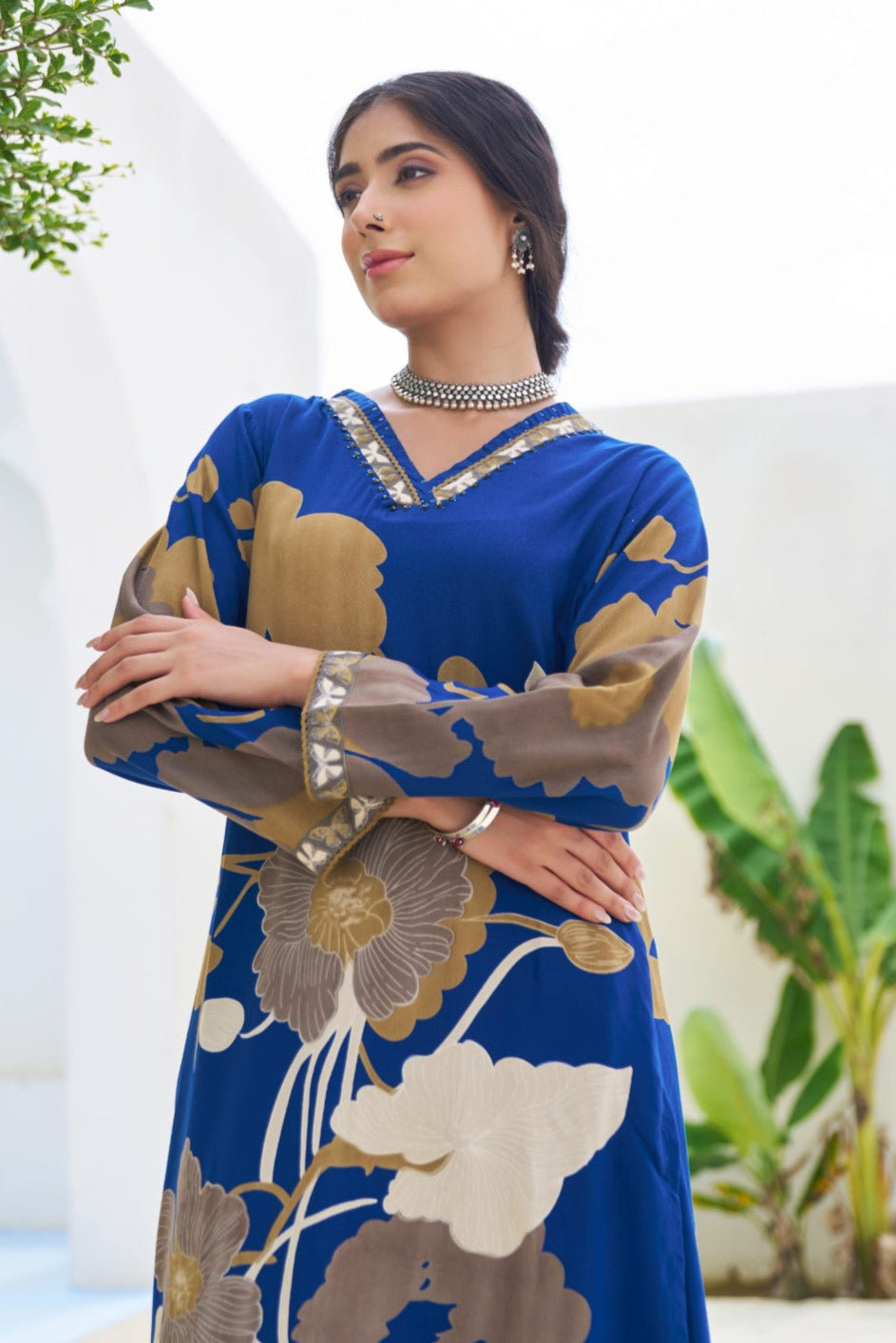 Stravi Indi Printed Kurta pant set