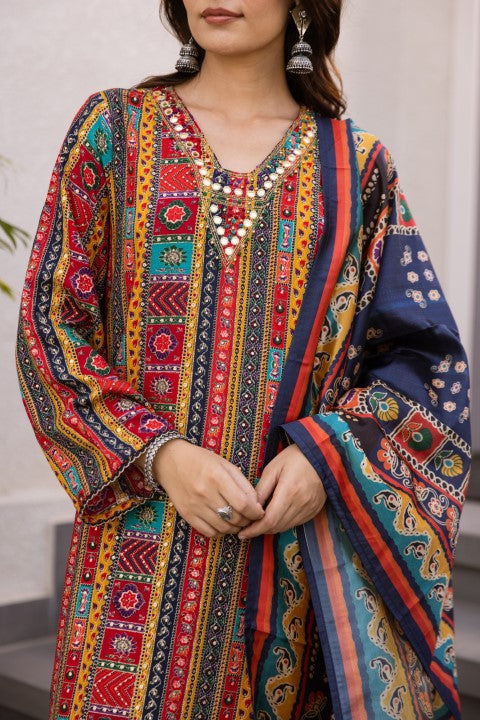 Kabool Azuvibe Cotton Suit set