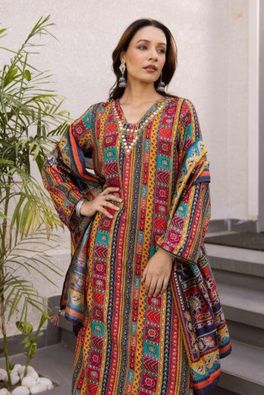 Kabool Azuvibe Cotton Suit set
