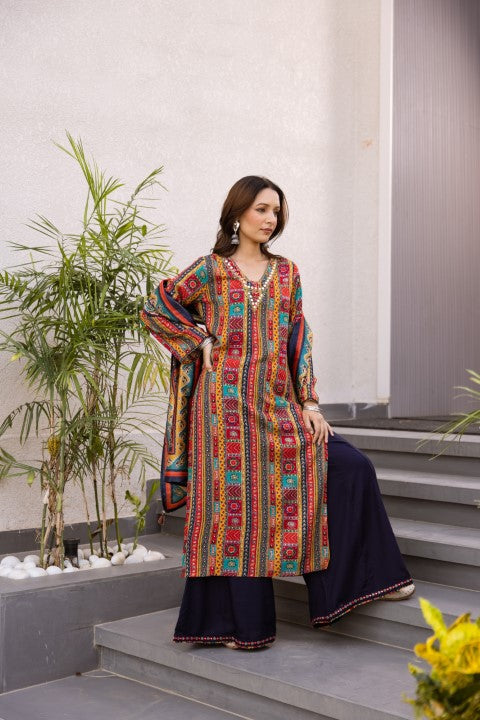 Kabool Azuvibe Cotton Suit set