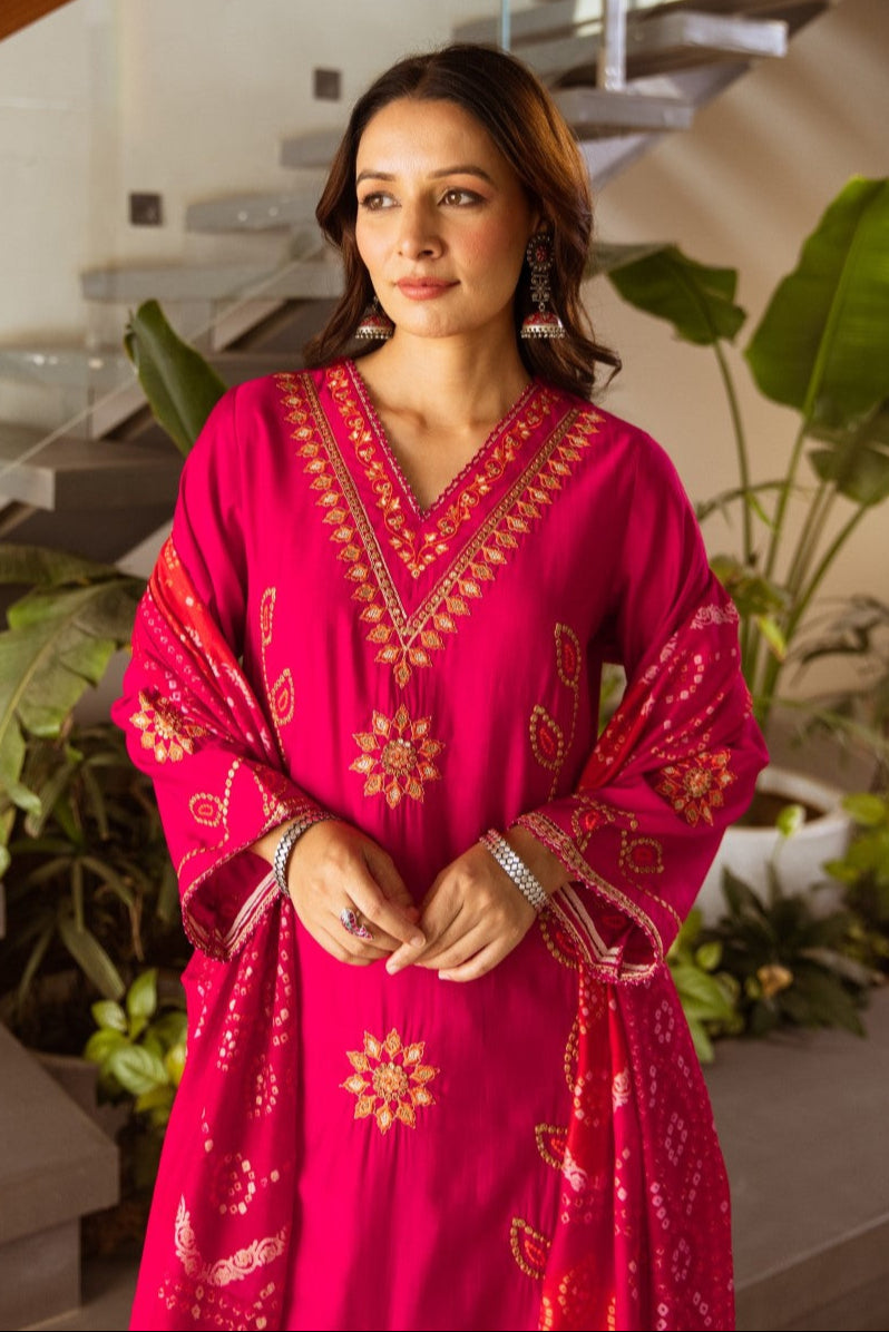 Stravi Ruby Work Suit Set