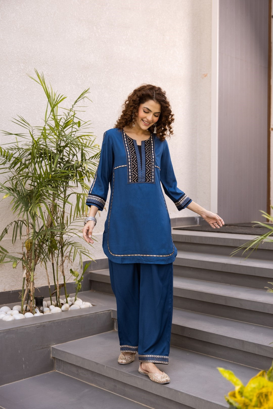 Stravi Tiffany Printed Co-ord Set