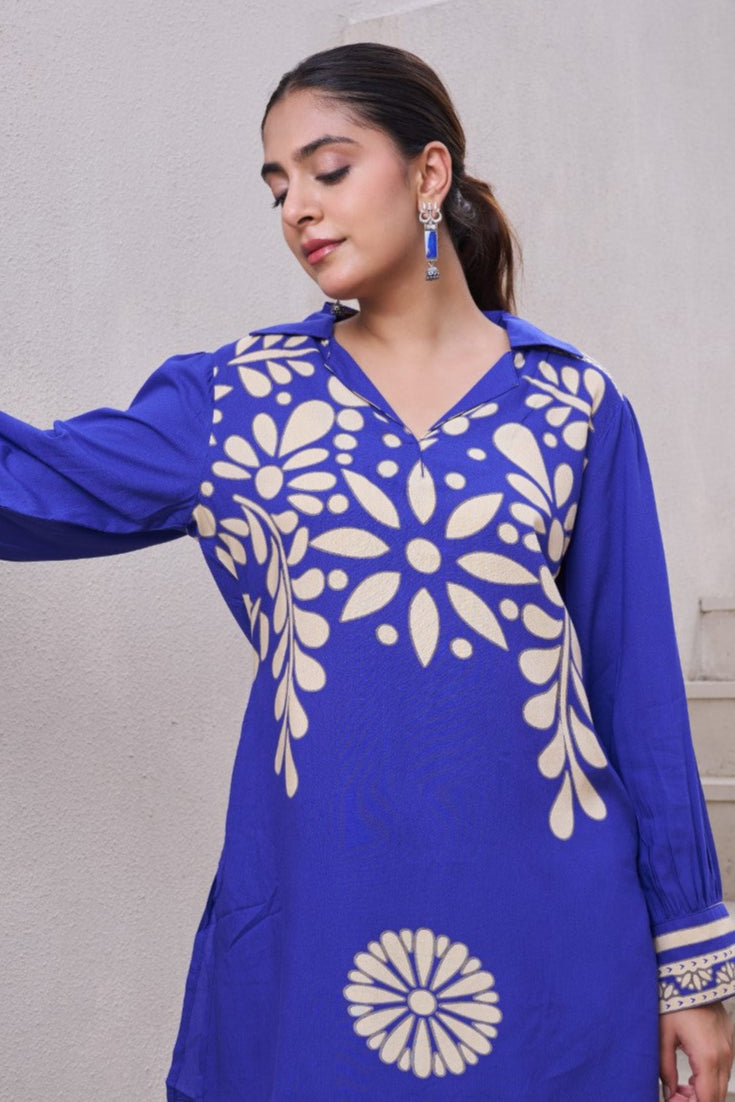 Kabool marine printed co-ord set