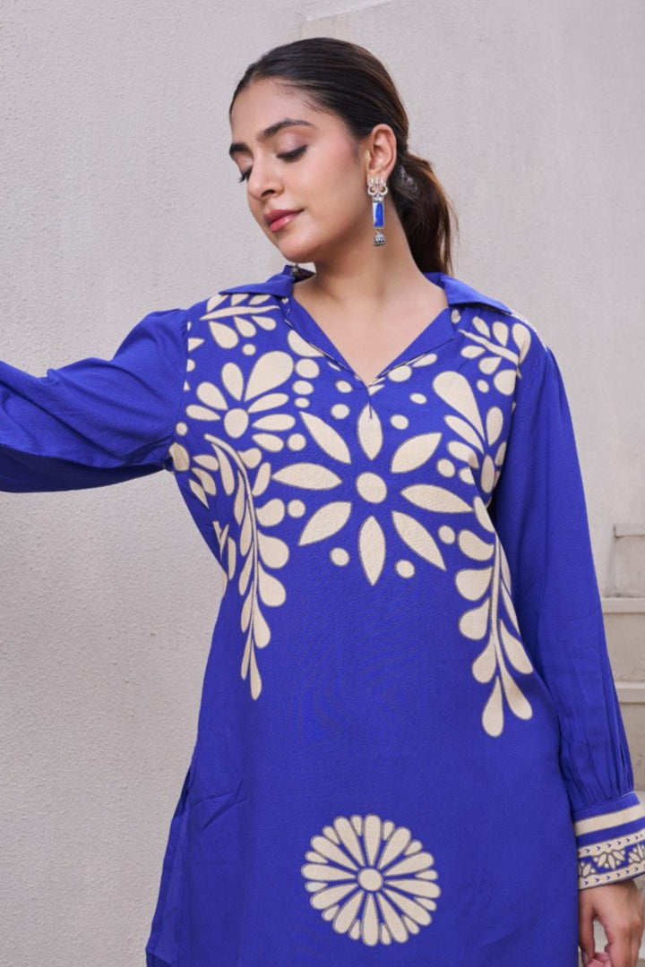 Kabool marine printed co-ord set