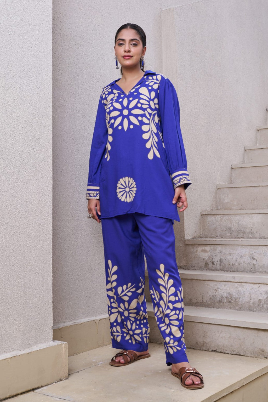 Kabool marine printed co-ord set