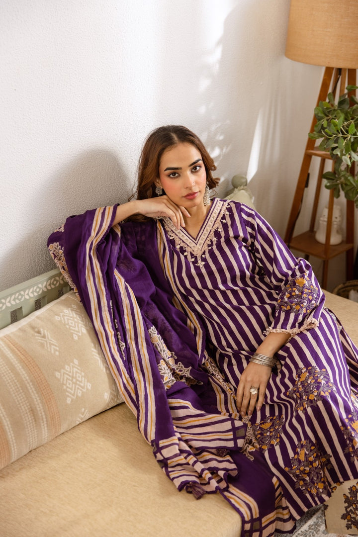 Kamli Iris Cotton Suit Set