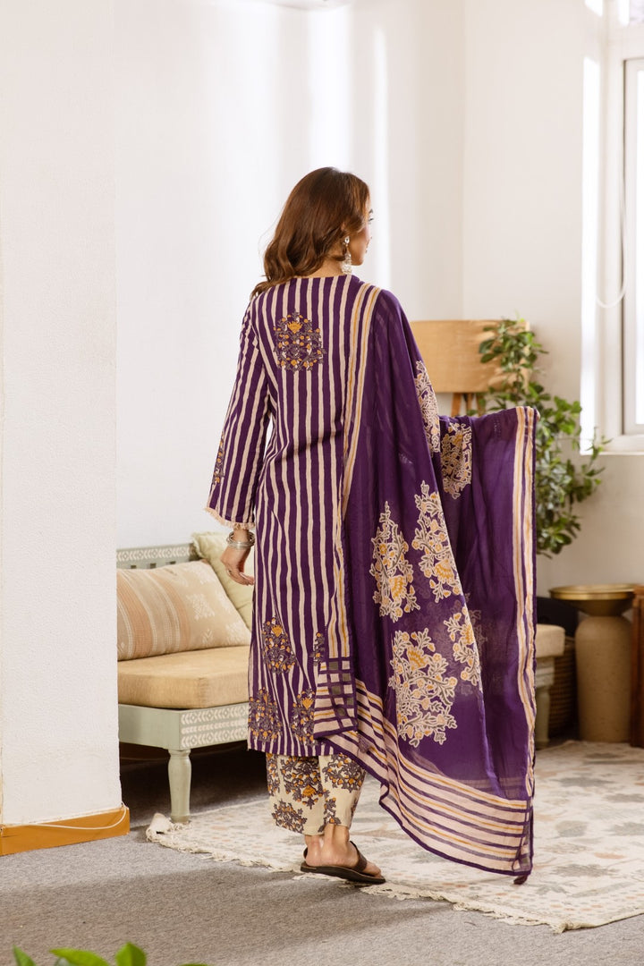 Kamli Iris Cotton Suit Set