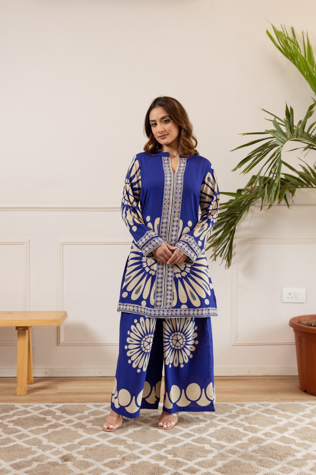 Sonpal trypan printed co-ord set