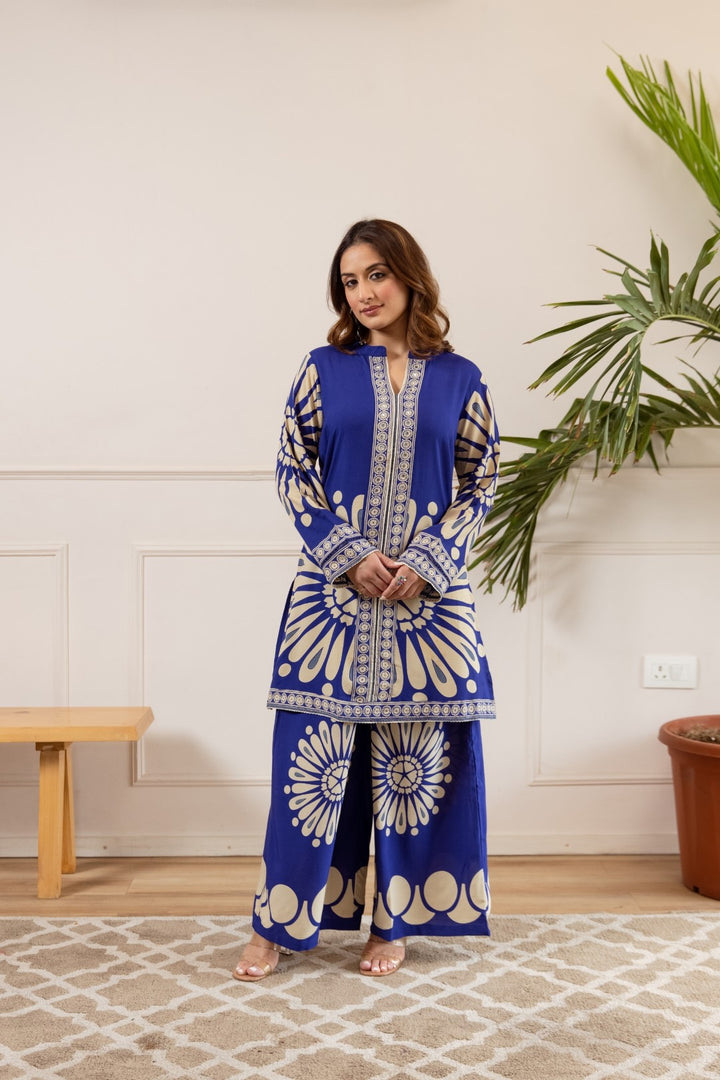 Sonpal trypan printed co-ord set