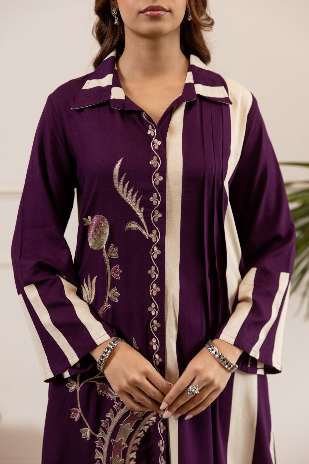 Sonpal Jam Embroidery Co-ord set