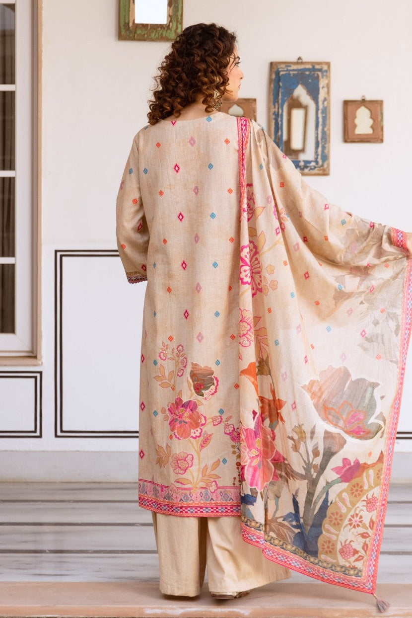 Karen Ivory cotton suit set