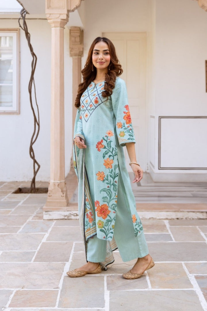 Kamli jay printed suit set