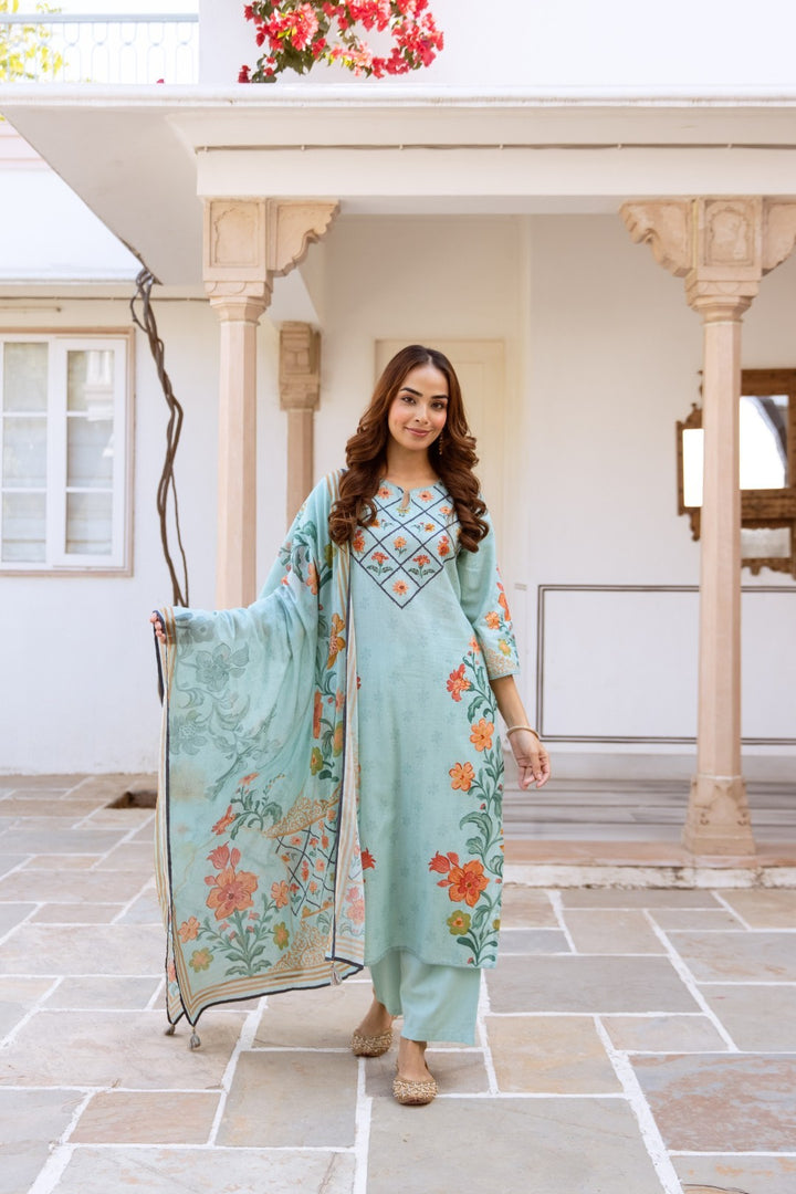 Kamli jay printed suit set