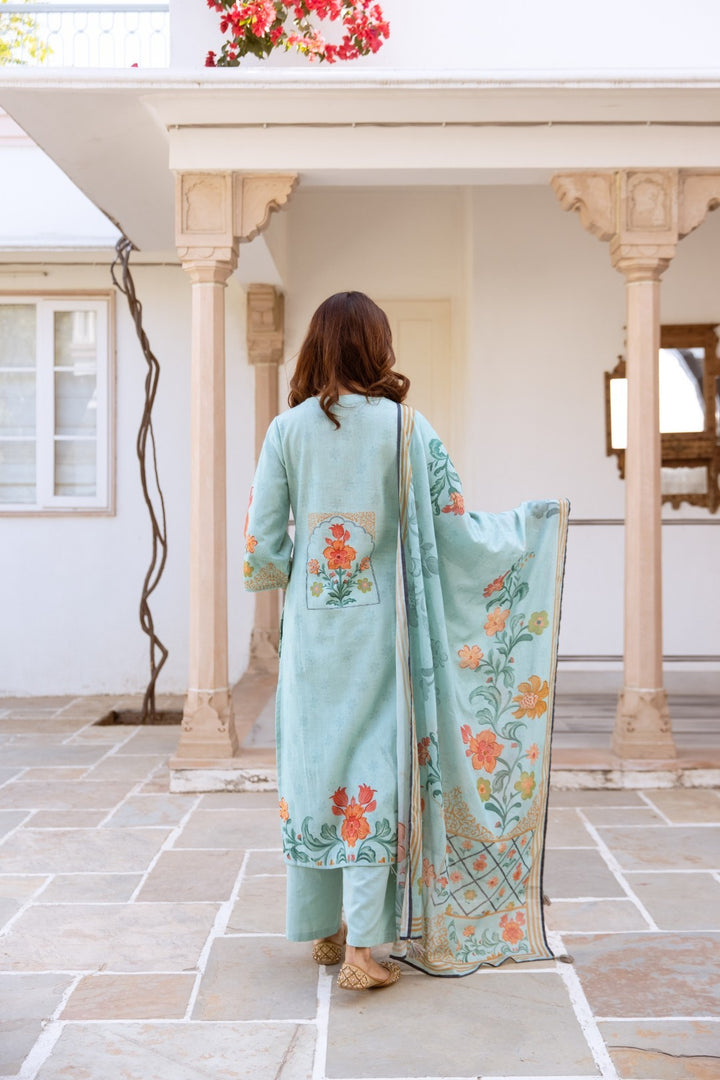 Kamli jay printed suit set