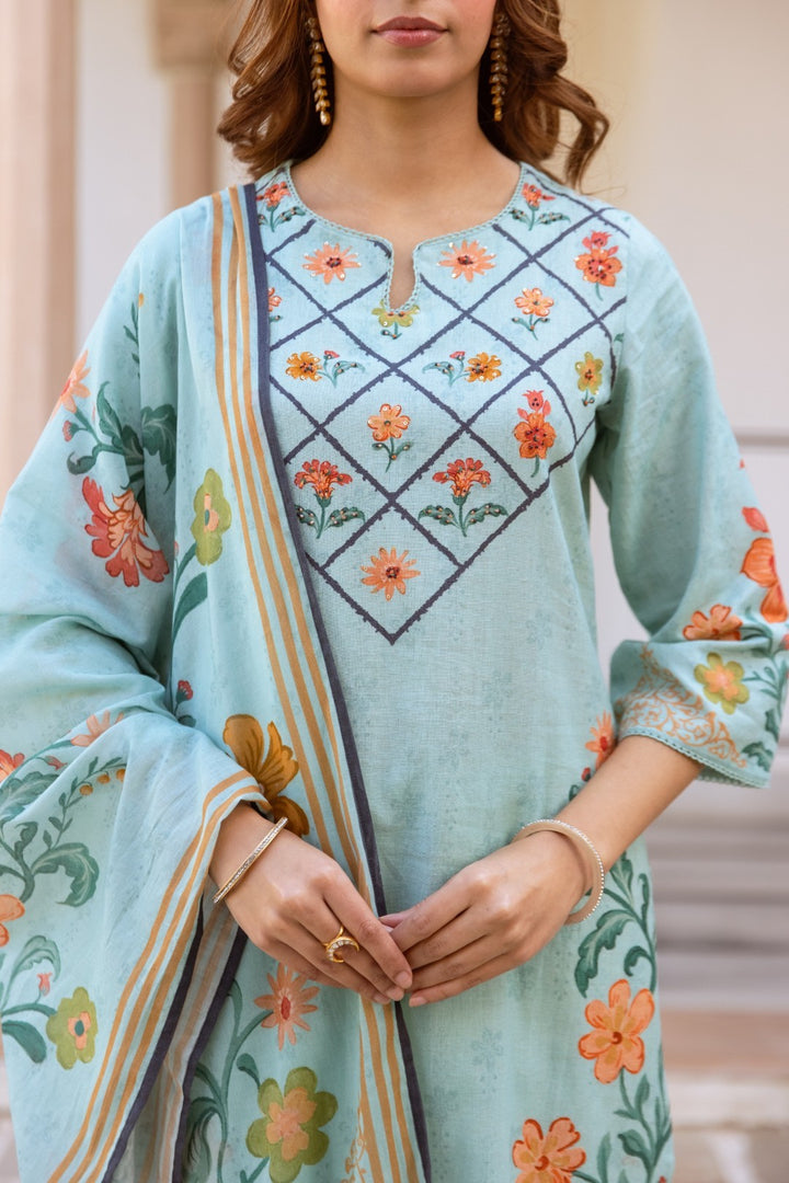 Kamli jay printed suit set
