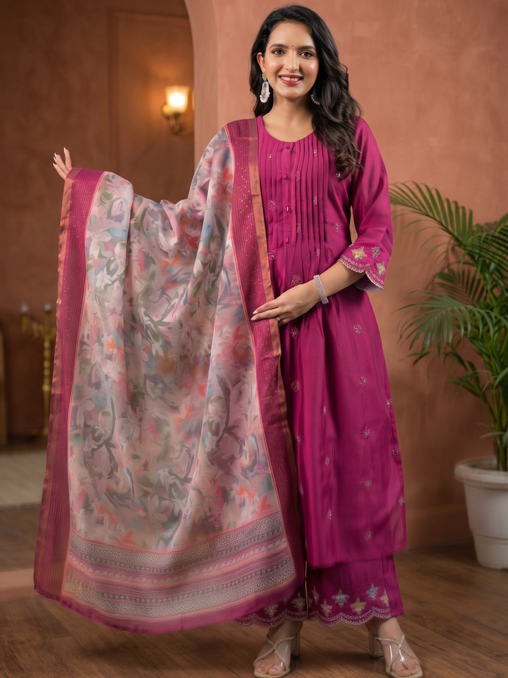 Ivy Grape Work Suit Set