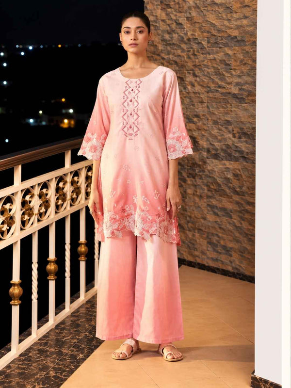 Ira salmon embroidery co-ord set