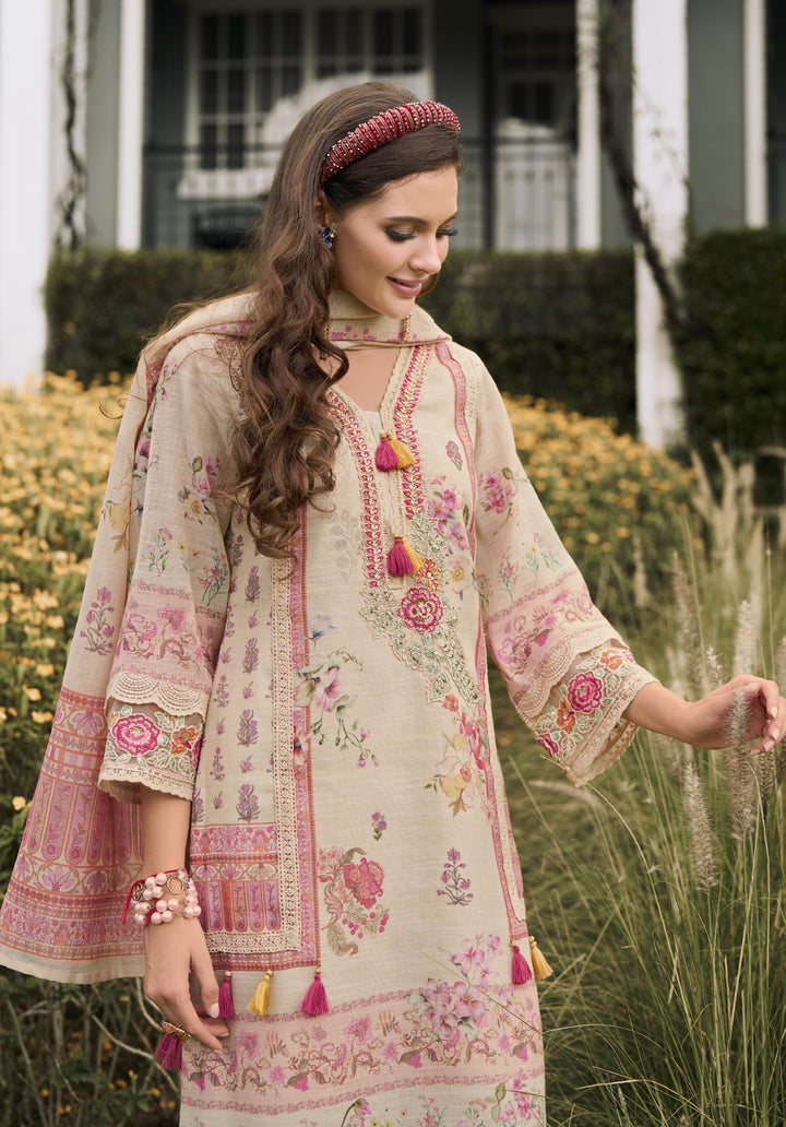 Darzan Caramel Premium Lawn Suit Set