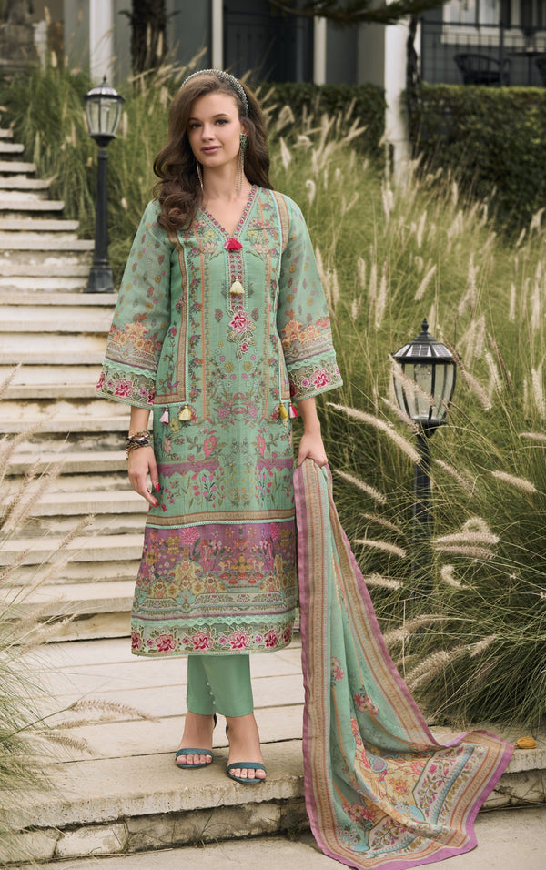 Darzan Fern Premium Lawn Suit Set