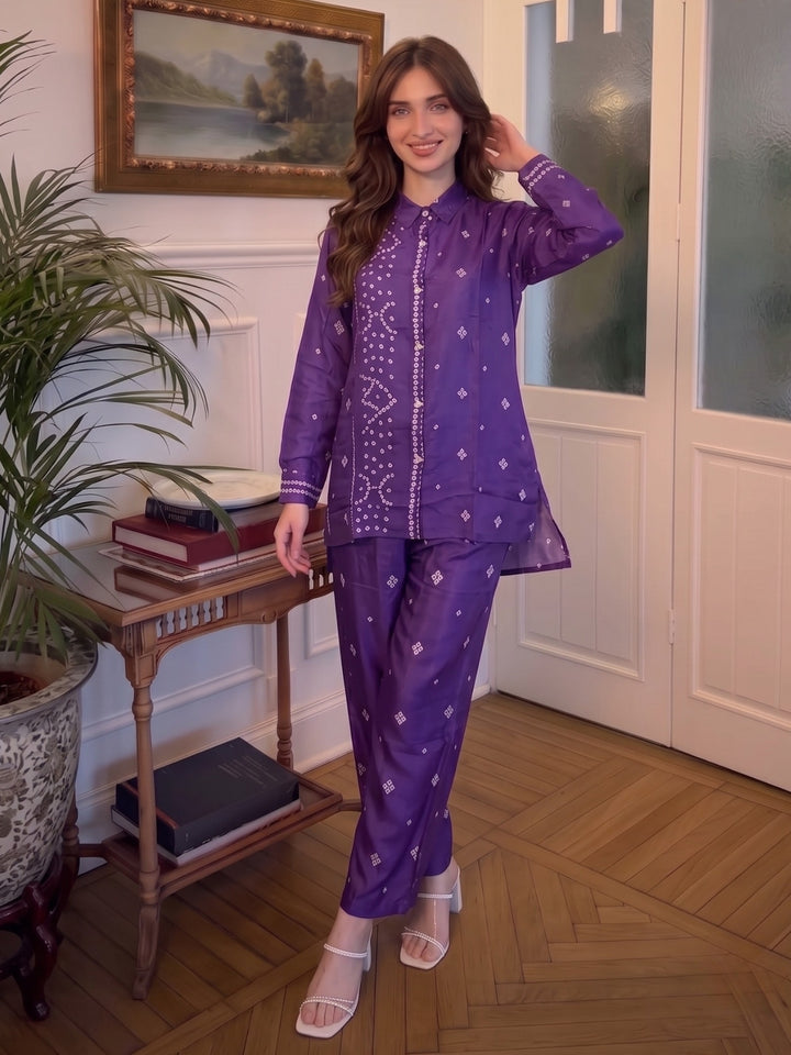 Jharna Thistle Printed Co-Ord Set