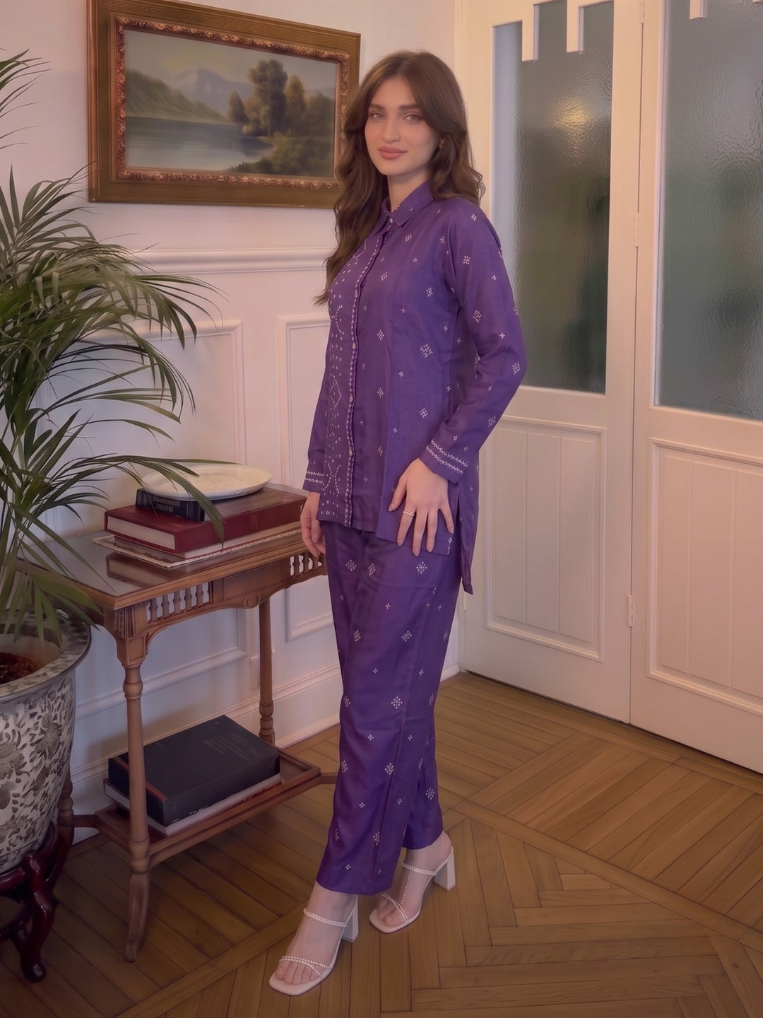 Jharna Thistle Printed Co-Ord Set