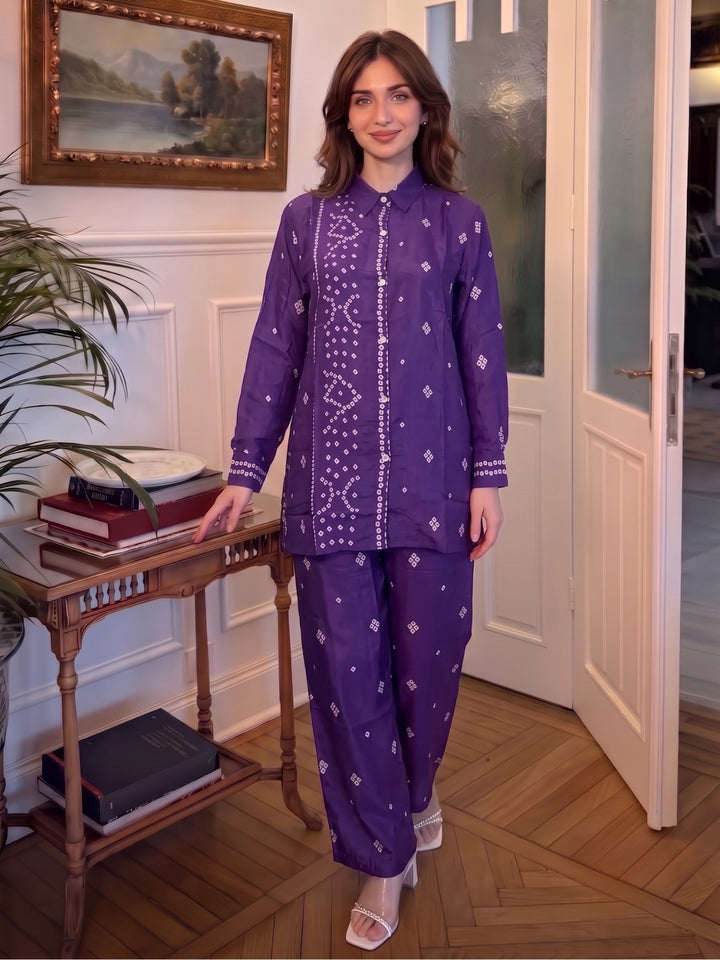 Jharna Thistle Printed Co-Ord Set