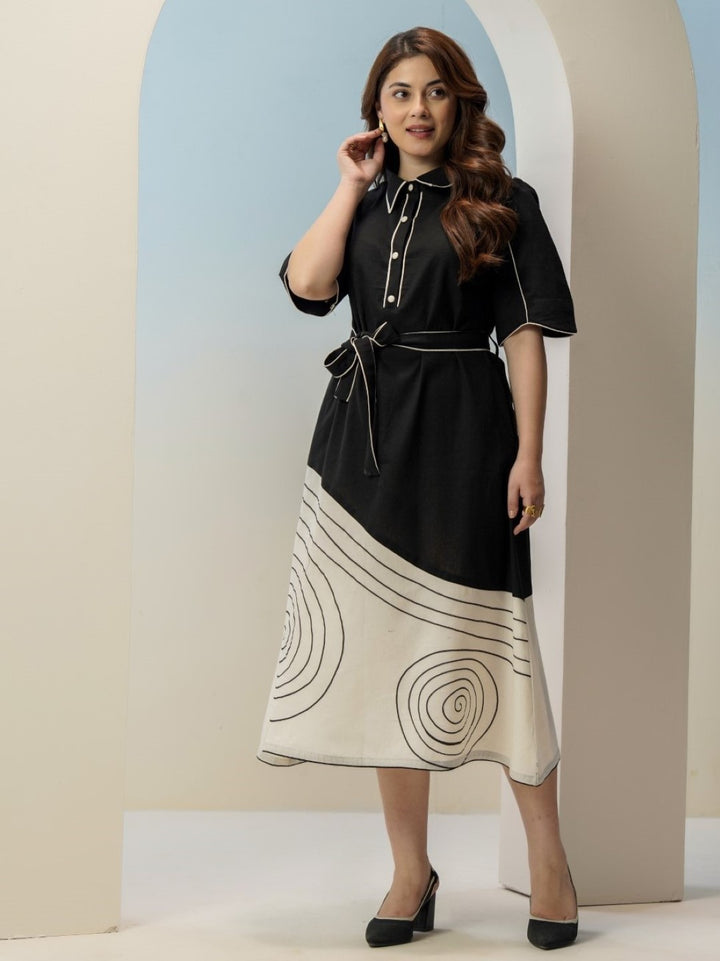 Tatva jet cotton dress