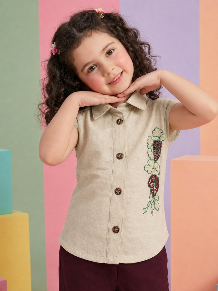 Joy Jam Embroidery Kids Co-Ord Set