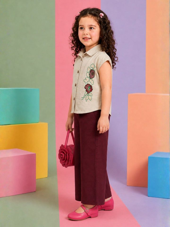 Joy Jam Embroidery Kids Co-Ord Set