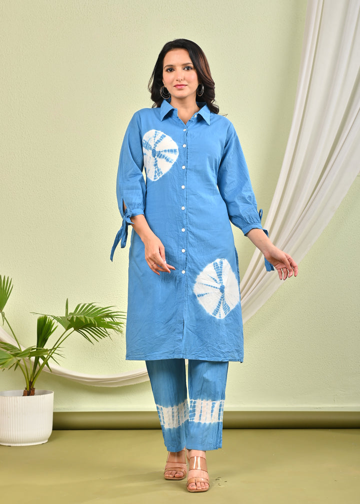 SANA ICE PRINTED COTTON CO-ORD SET