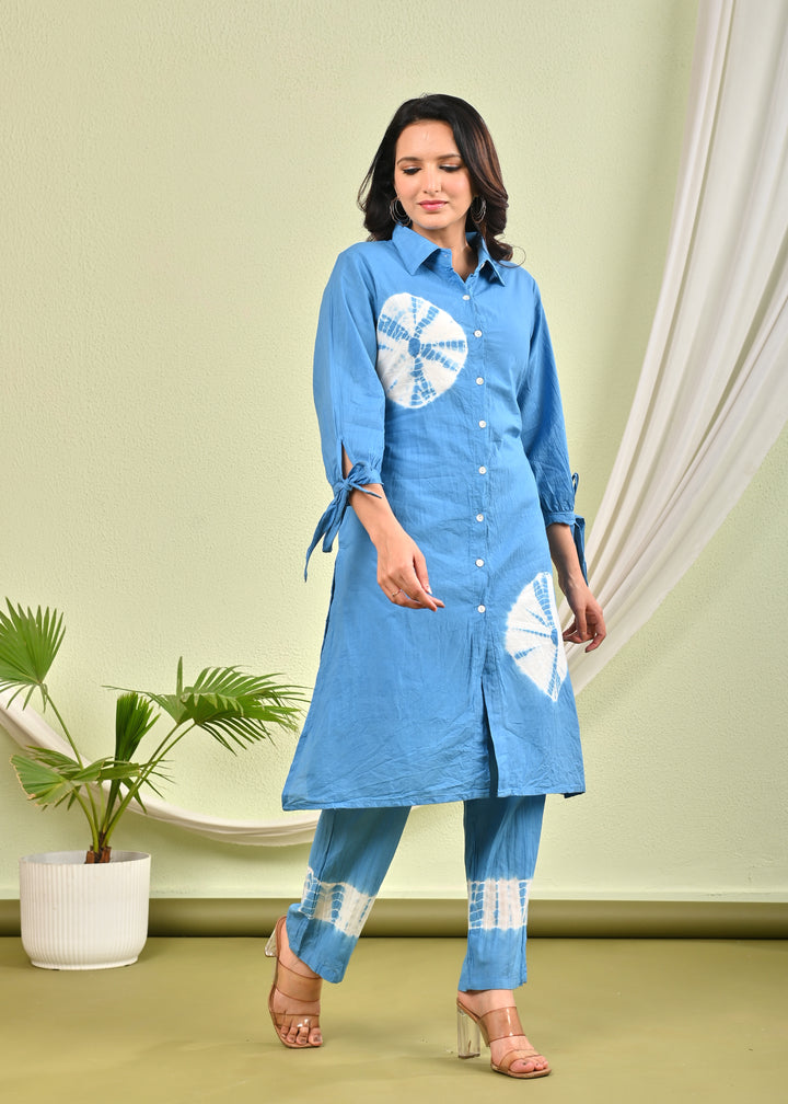 SANA ICE PRINTED COTTON CO-ORD SET