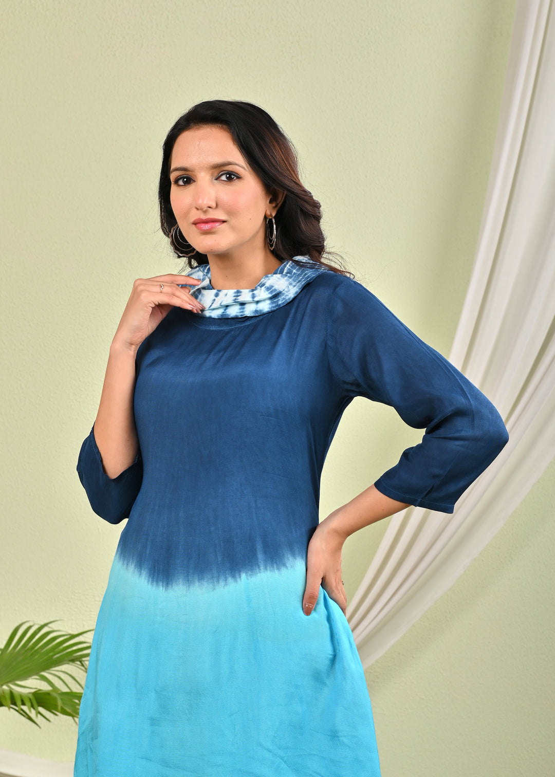 SANA AZURE COTTON CO-ORD SET