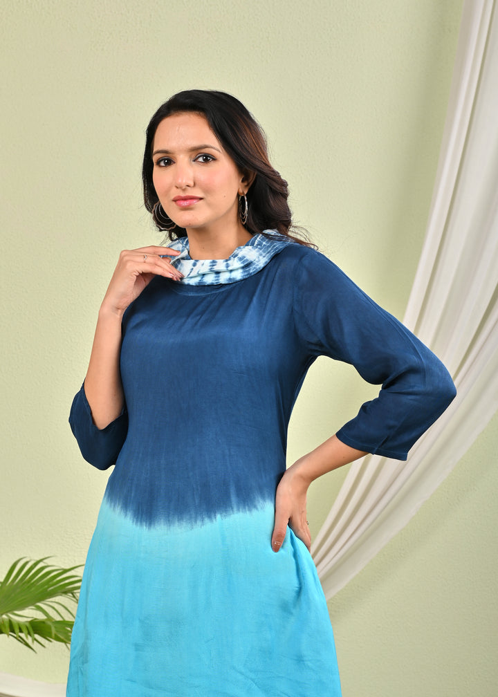 SANA AZURE COTTON CO-ORD SET