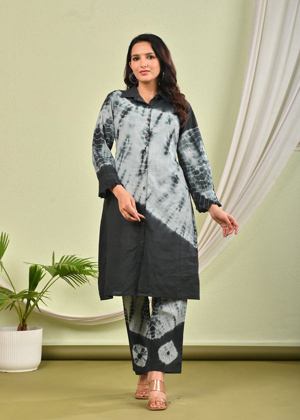 SANA ASH SHIBORI COTTON CO-ORD SET