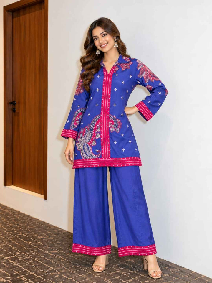 Jayti midnight printed Co-ord set